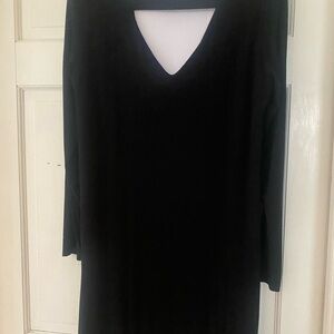 Eileen Fisher Classic Black long sleeved dress